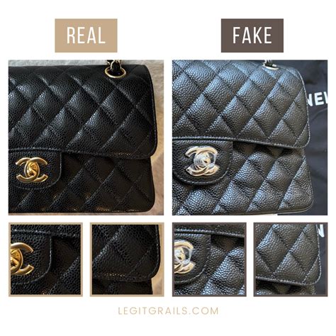 chanel authentic vs fake|how to tell a genuine chanel bag.